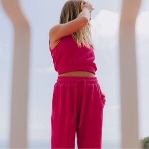 DAILY DRILLS TERRY CLOTH TOP